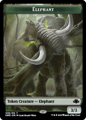 Elephant // Bird Double-Sided Token [Dominaria Remastered Tokens] | Eastridge Sports Cards & Games