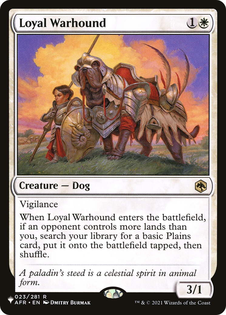 Loyal Warhound [The List] | Eastridge Sports Cards & Games