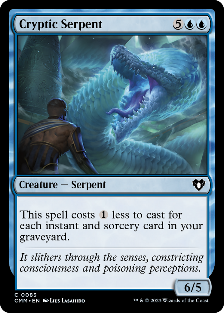 Cryptic Serpent [Commander Masters] | Eastridge Sports Cards & Games