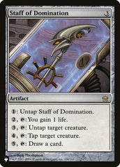 Staff of Domination [The List] | Eastridge Sports Cards & Games