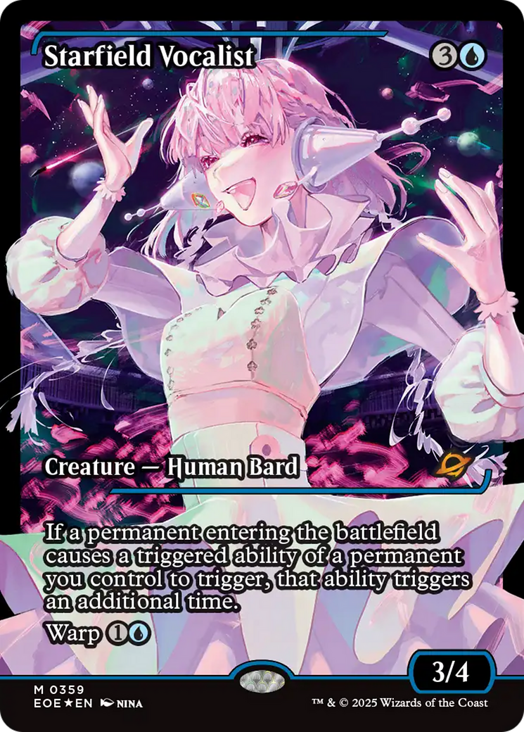 Starfield Vocalist (Showcase) [Edge of Eternities] | Eastridge Sports Cards & Games