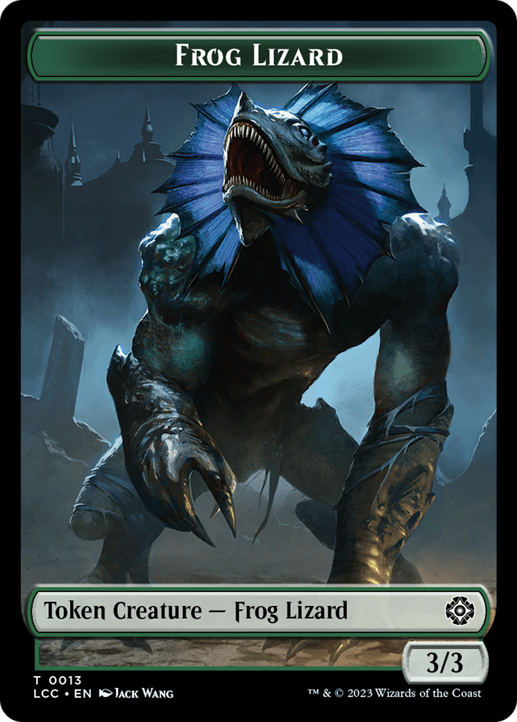 Frog Lizard // Merfolk (0003) Double-Sided Token [The Lost Caverns of Ixalan Commander Tokens] | Eastridge Sports Cards & Games