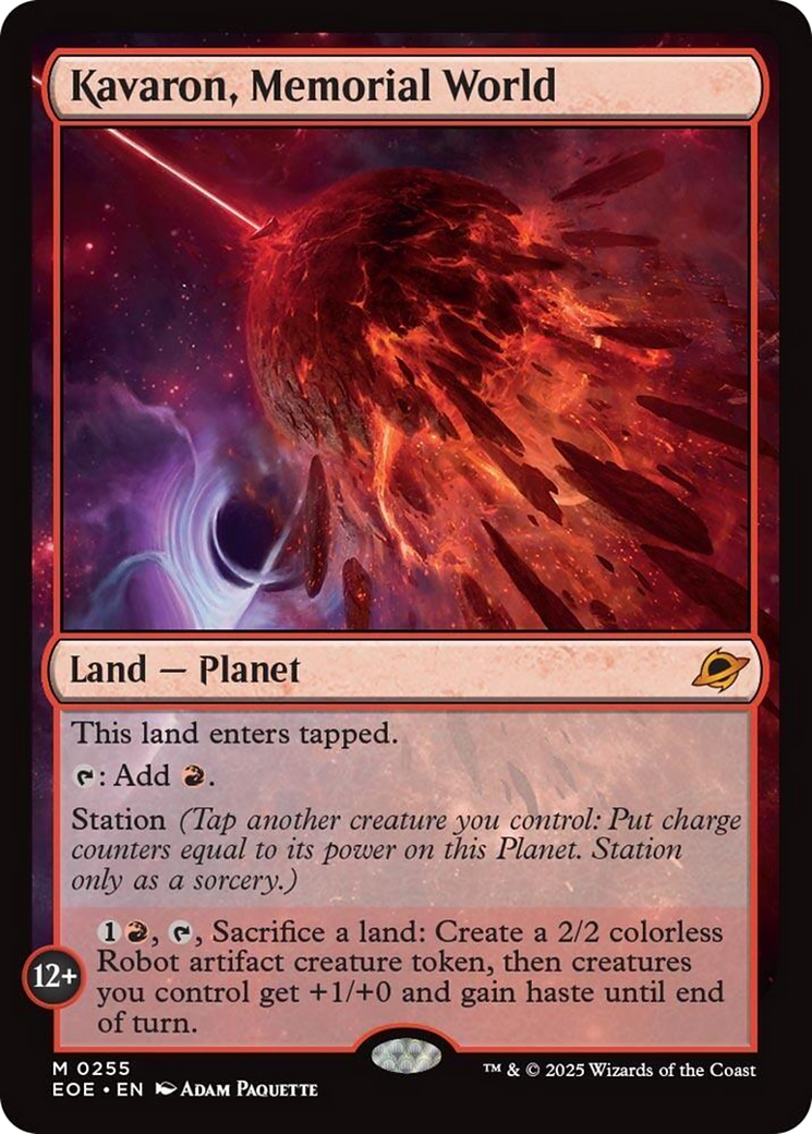 Kavaron, Memorial World [Edge of Eternities] | Eastridge Sports Cards & Games