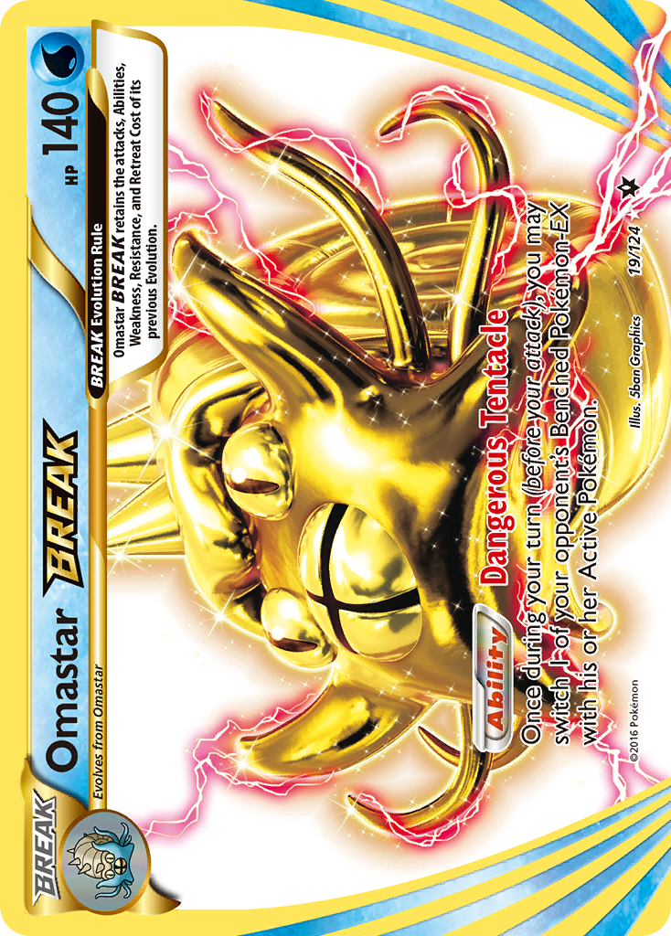 Omastar BREAK (19/124) [XY: Fates Collide] | Eastridge Sports Cards & Games