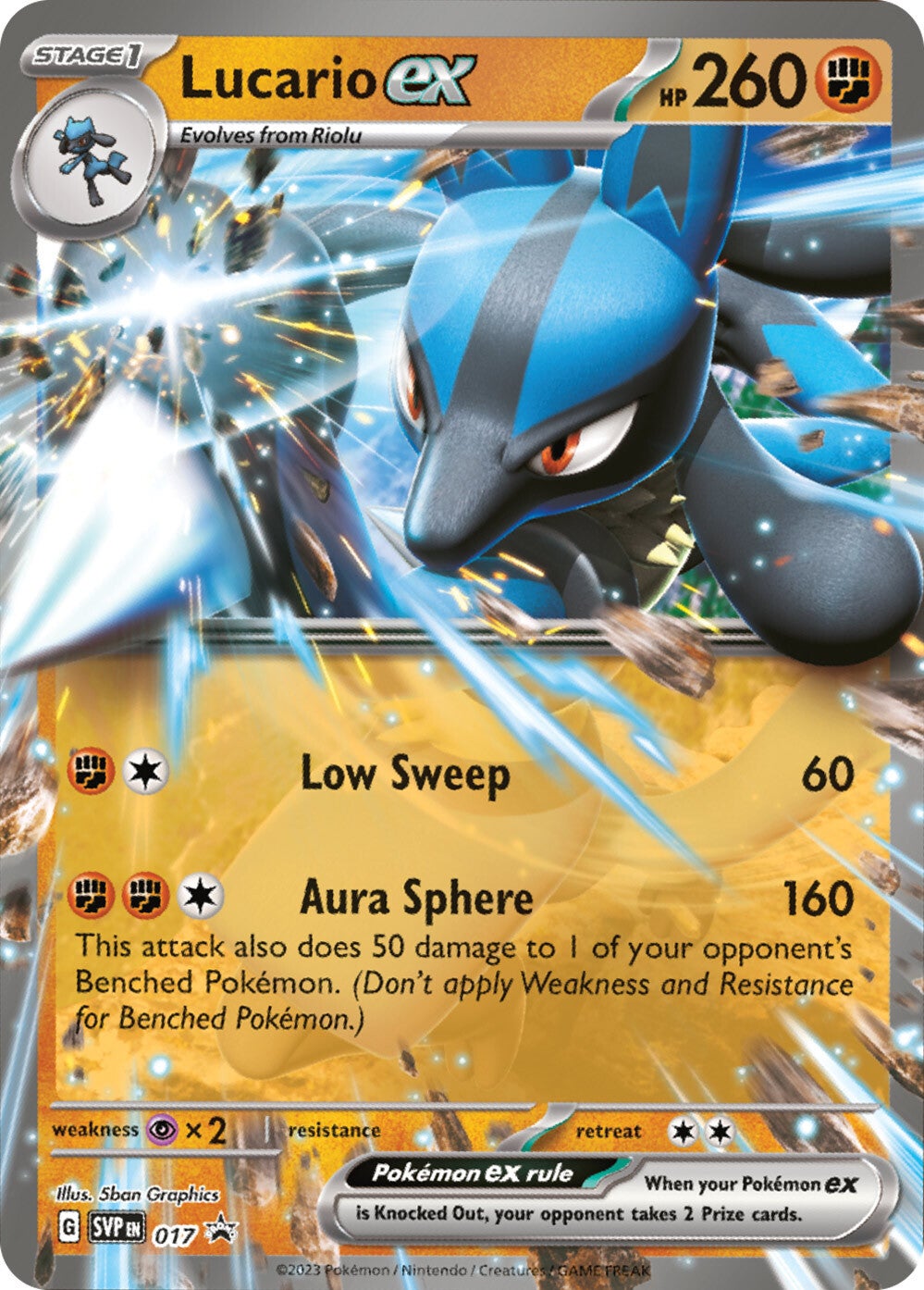 Lucario ex (017) [Scarlet & Violet: Black Star Promos] | Eastridge Sports Cards & Games
