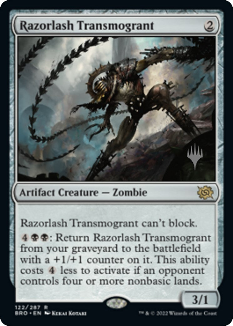 Razorlash Transmogrant (Promo Pack) [The Brothers' War Promos] | Eastridge Sports Cards & Games