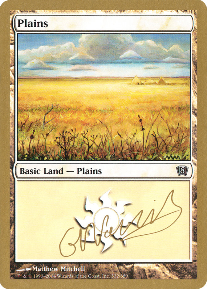 Plains (gn332) (Gabriel Nassif) [World Championship Decks 2004] | Eastridge Sports Cards & Games