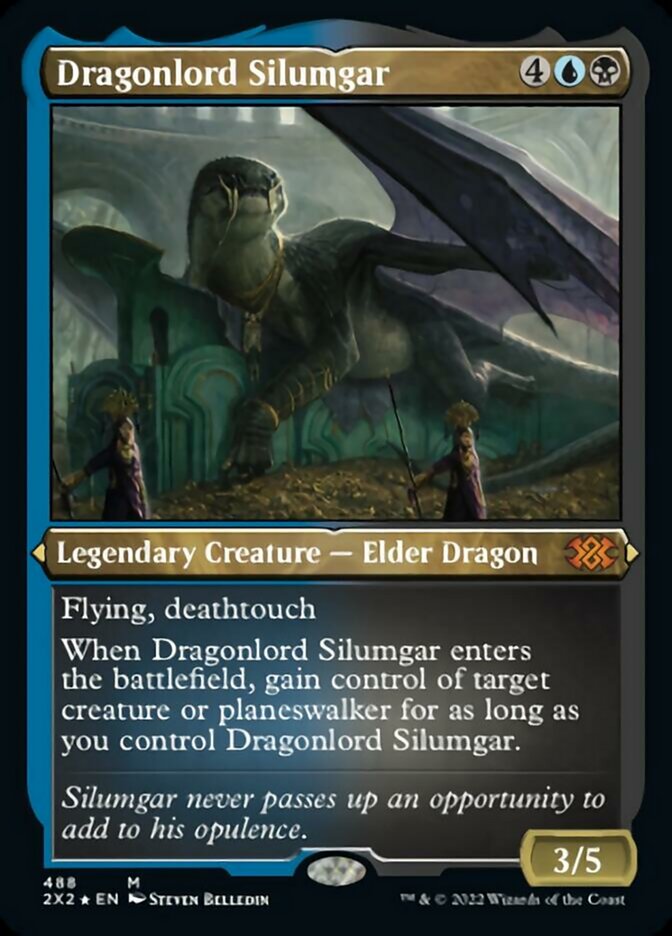 Dragonlord Silumgar (Foil Etched) [Double Masters 2022] | Eastridge Sports Cards & Games