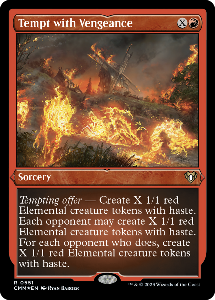 Tempt with Vengeance (Foil Etched) [Commander Masters] | Eastridge Sports Cards & Games