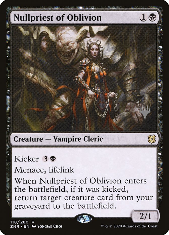 Nullpriest of Oblivion (Promo Pack) [Zendikar Rising Promos] | Eastridge Sports Cards & Games