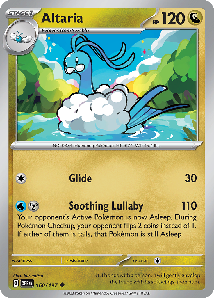 Altaria (160/197) [Scarlet & Violet: Obsidian Flames] | Eastridge Sports Cards & Games