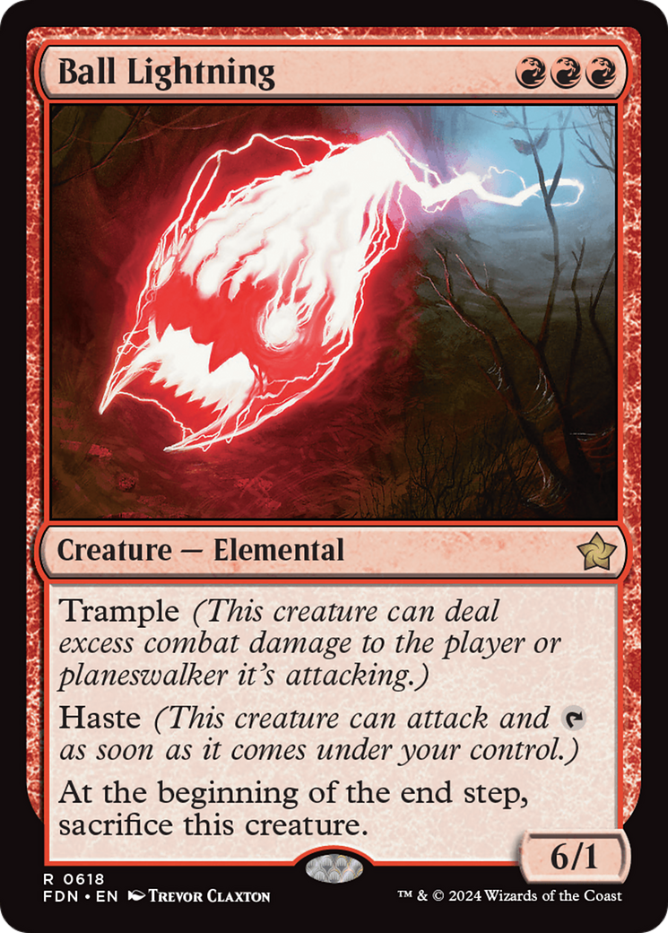 Ball Lightning [Foundations] | Eastridge Sports Cards & Games