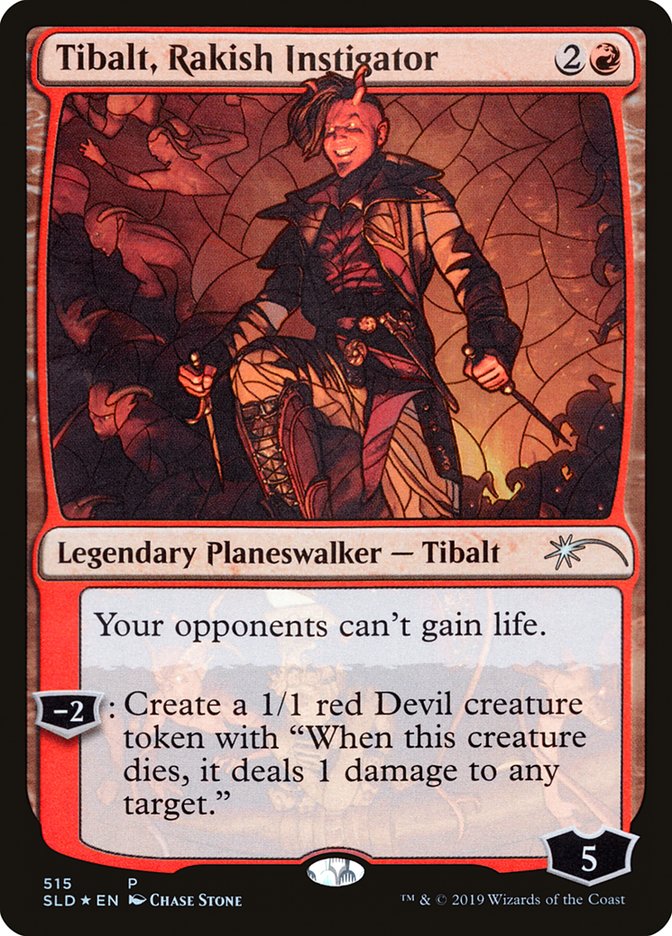 Tibalt, Rakish Instigator (Stained Glass) [Secret Lair Drop Promos] | Eastridge Sports Cards & Games