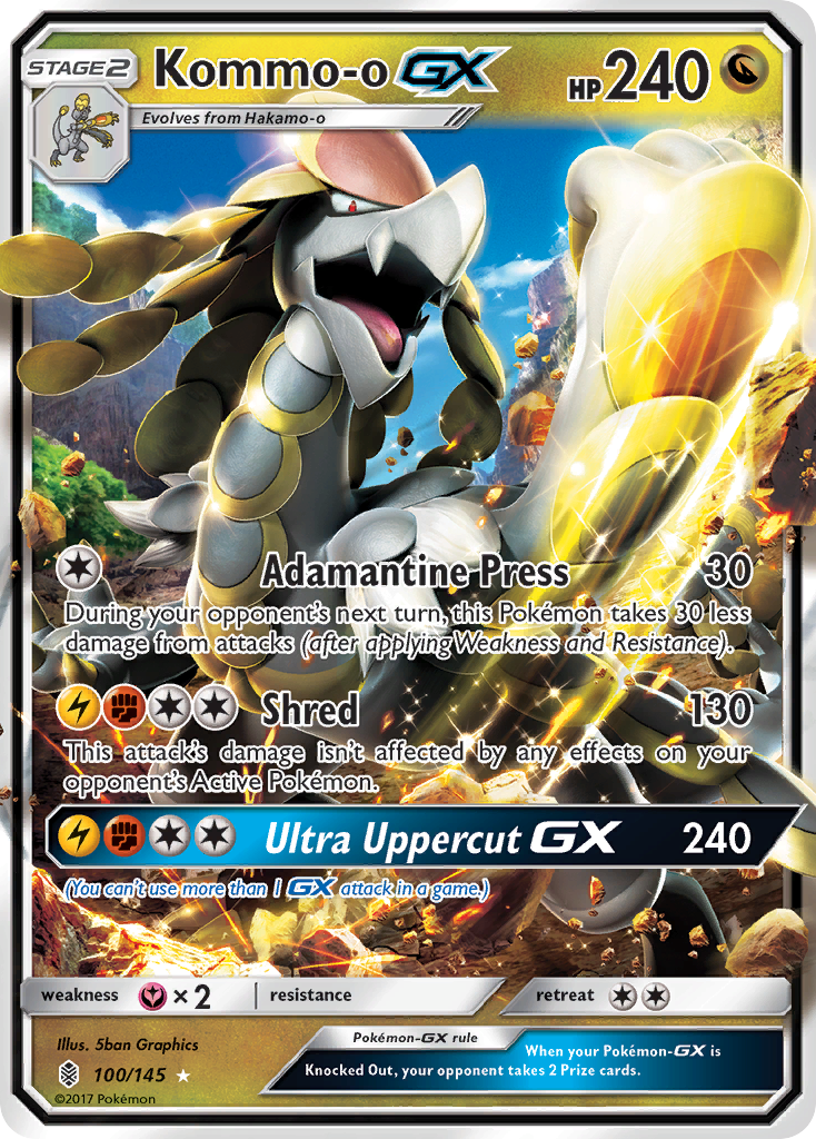 Kommo-o GX (100/145) [Sun & Moon: Guardians Rising] | Eastridge Sports Cards & Games