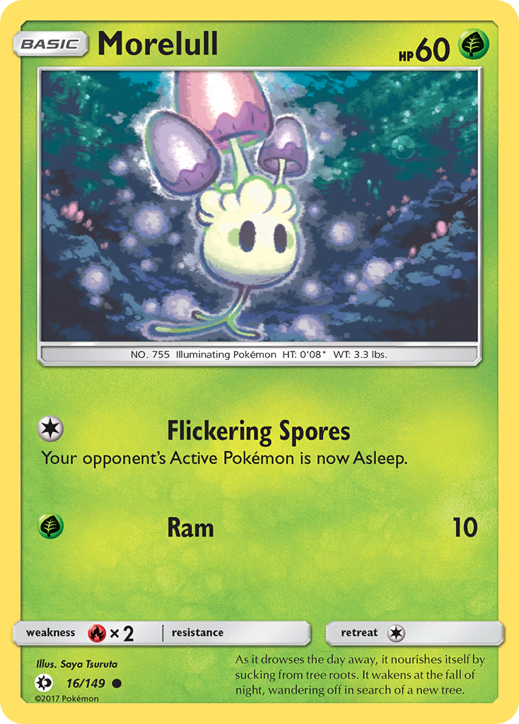 Morelull (16/149) [Sun & Moon: Base Set] | Eastridge Sports Cards & Games