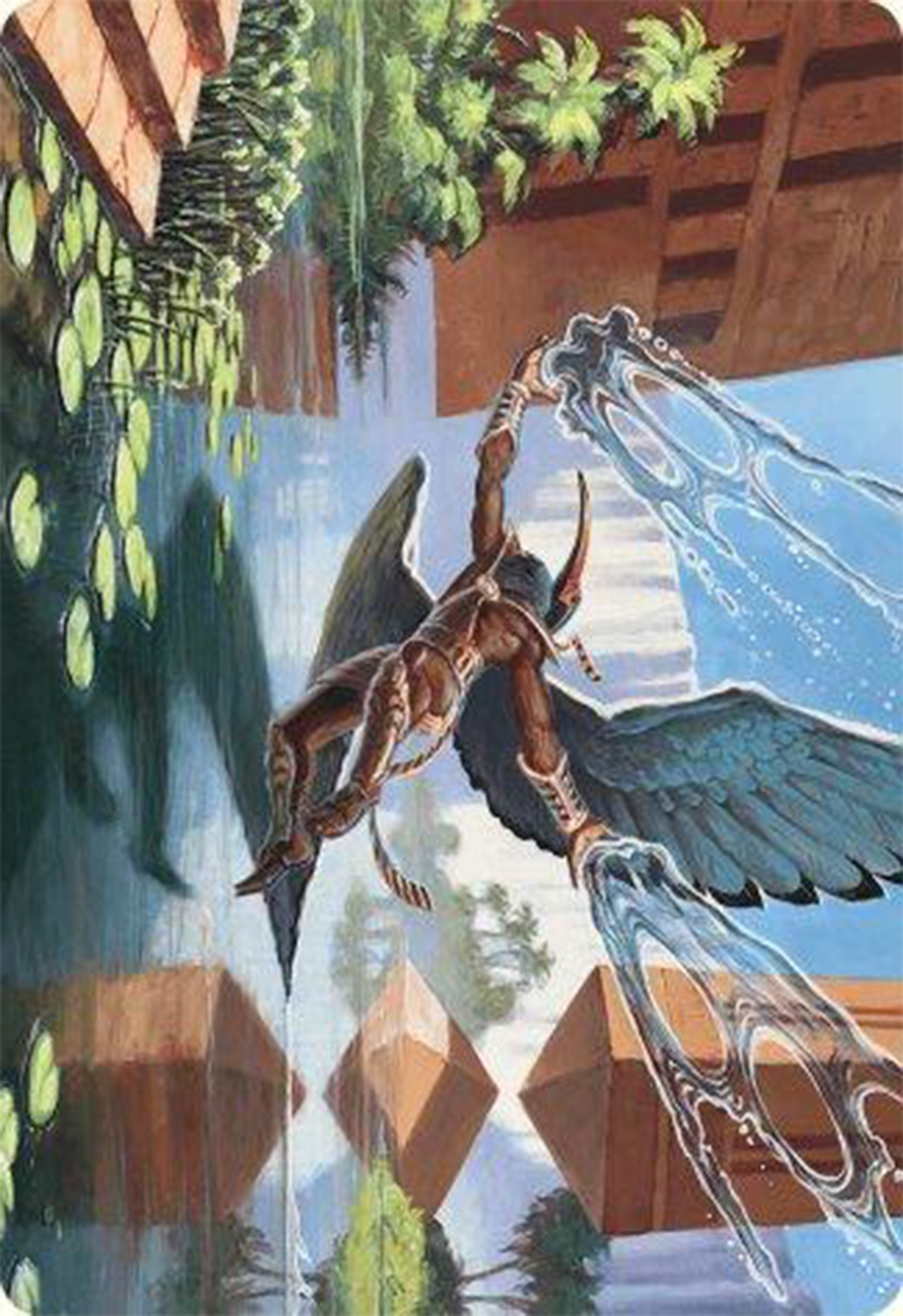 Nadu, Winged Wisdom Art Card [Modern Horizons 3 Art Series] | Eastridge Sports Cards & Games