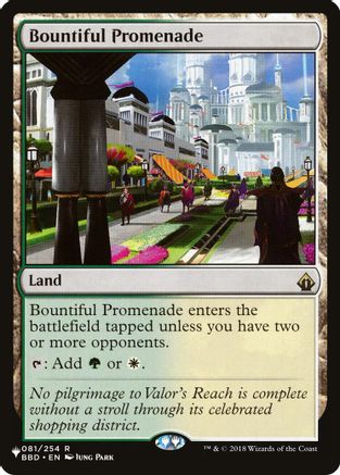 Bountiful Promenade [The List] | Eastridge Sports Cards & Games