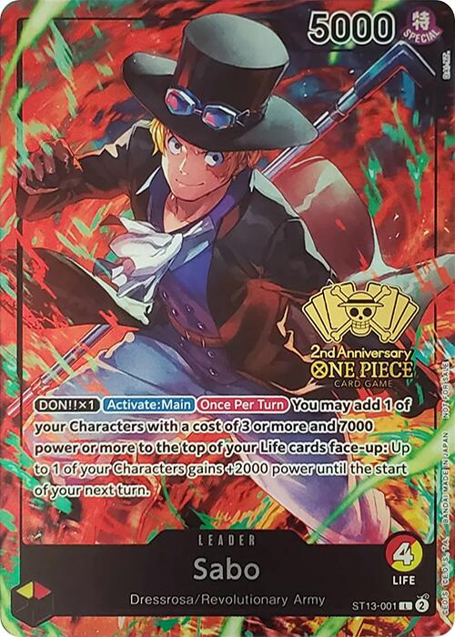 Sabo (2nd Anniversary Tournament) [One Piece Promotion Cards] | Eastridge Sports Cards & Games