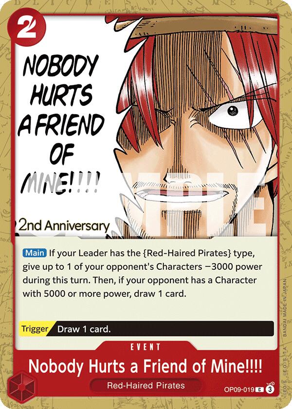Nobody Hurts a Friend of Mine!!!! [Emperors in the New World: 2nd Anniversary Tournament Cards] | Eastridge Sports Cards & Games