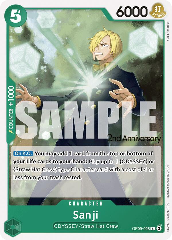 Sanji [Emperors in the New World: 2nd Anniversary Tournament Cards] | Eastridge Sports Cards & Games