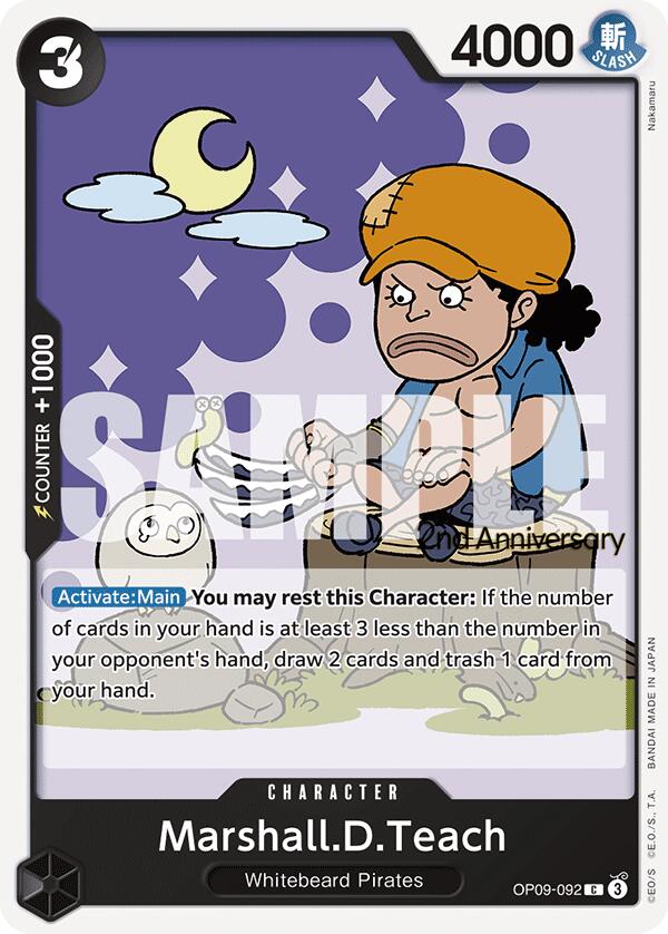 Marshall.D.Teach [Emperors in the New World: 2nd Anniversary Tournament Cards] | Eastridge Sports Cards & Games