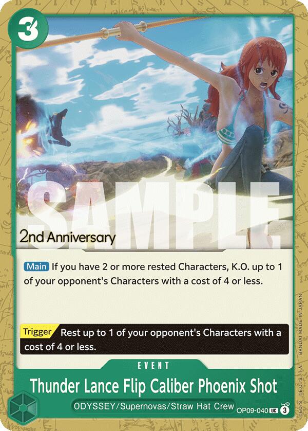 Thunder Lance Flip Caliber Phoenix Shot [Emperors in the New World: 2nd Anniversary Tournament Cards] | Eastridge Sports Cards & Games