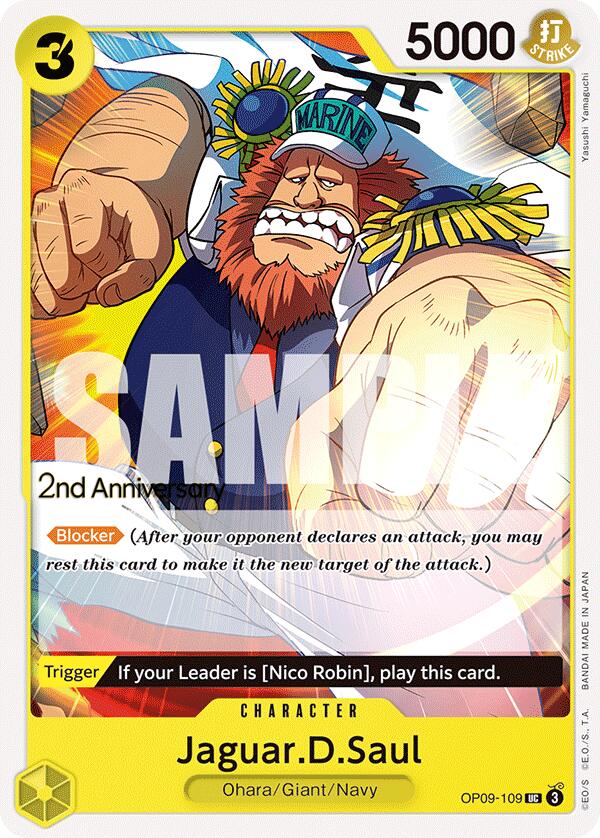 Jaguar.D.Saul [Emperors in the New World: 2nd Anniversary Tournament Cards] | Eastridge Sports Cards & Games
