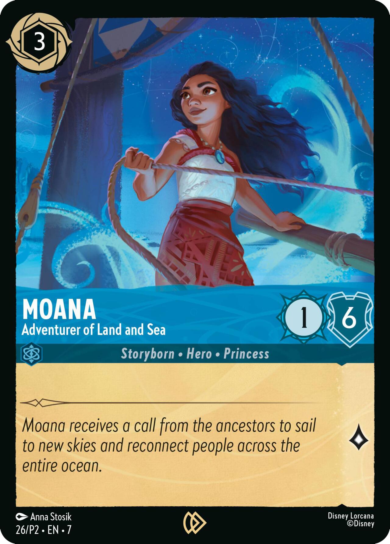 Moana - Adventurer of Land and Sea (26) [Promo Cards] | Eastridge Sports Cards & Games