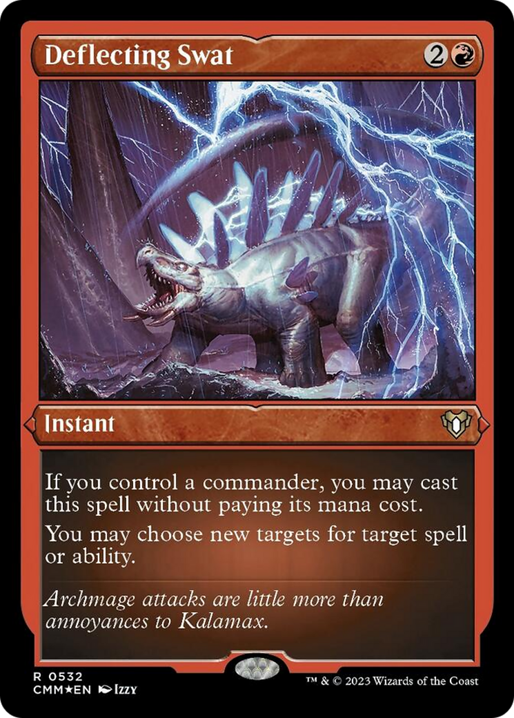 Deflecting Swat (Foil Etched) [Commander Masters] | Eastridge Sports Cards & Games