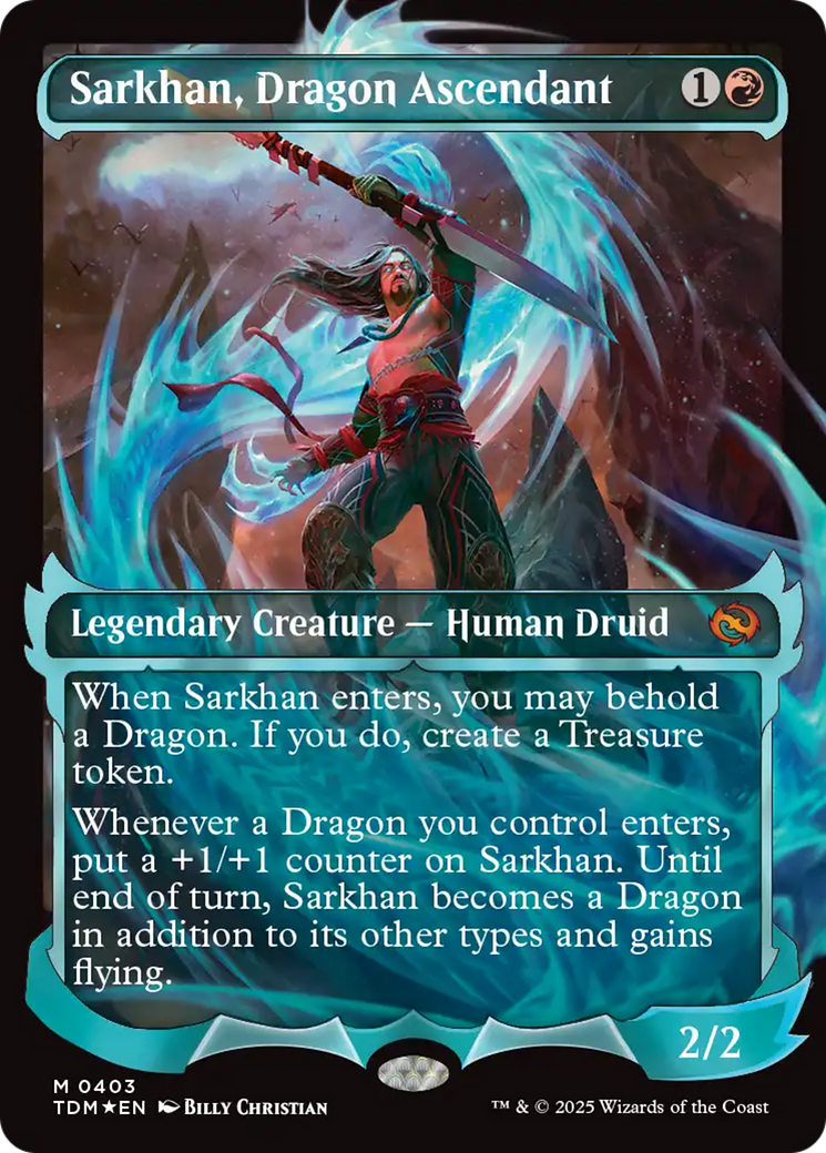 Sarkhan, Dragon Ascendant (0403) (Showcase) [Tarkir: Dragonstorm] | Eastridge Sports Cards & Games