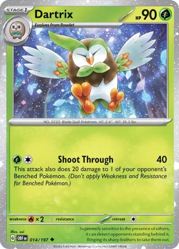 Dartrix (014/197) (Cosmos Holo) [Miscellaneous Cards] | Eastridge Sports Cards & Games