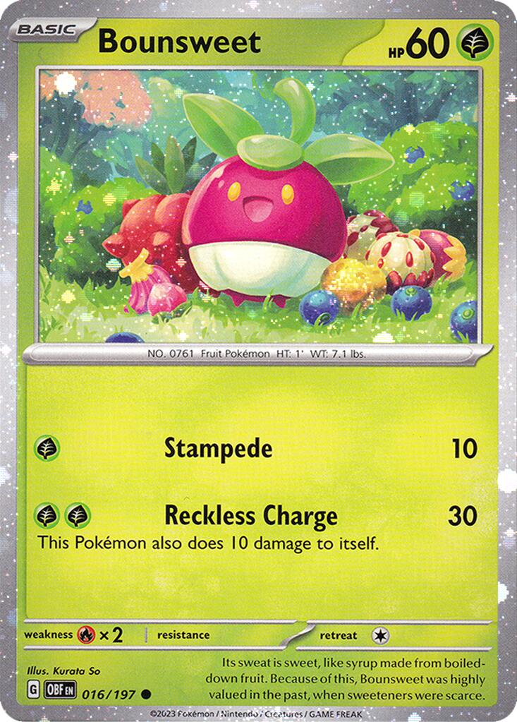 Bounsweet (016/197) (Cosmos Holo) [Miscellaneous Cards] | Eastridge Sports Cards & Games