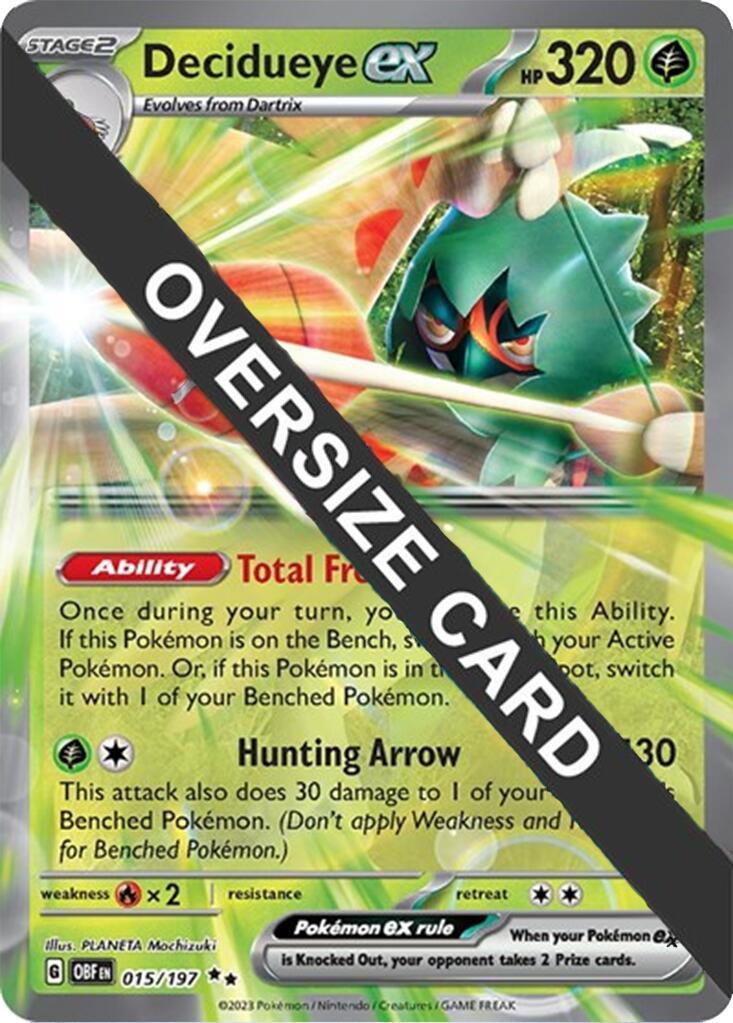 Decidueye ex (015/197) (Jumbo Card) [Miscellaneous Cards] | Eastridge Sports Cards & Games