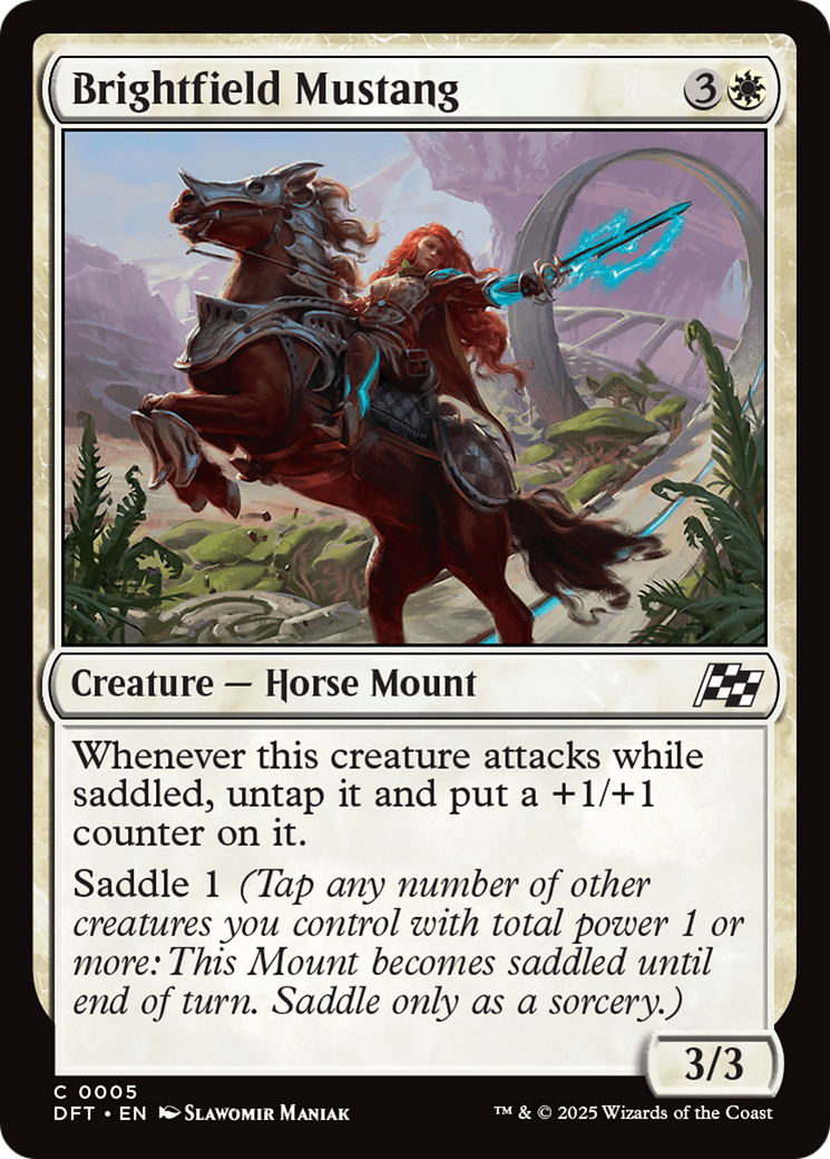 Brightfield Mustang [Aetherdrift] | Eastridge Sports Cards & Games