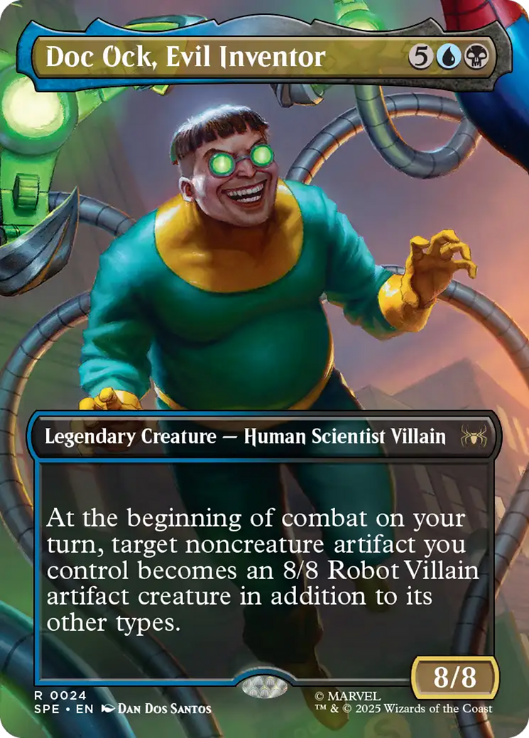 Doc Ock, Evil Inventor (Borderless) [Marvel's Spider-Man: Eternal-Legal] | Eastridge Sports Cards & Games