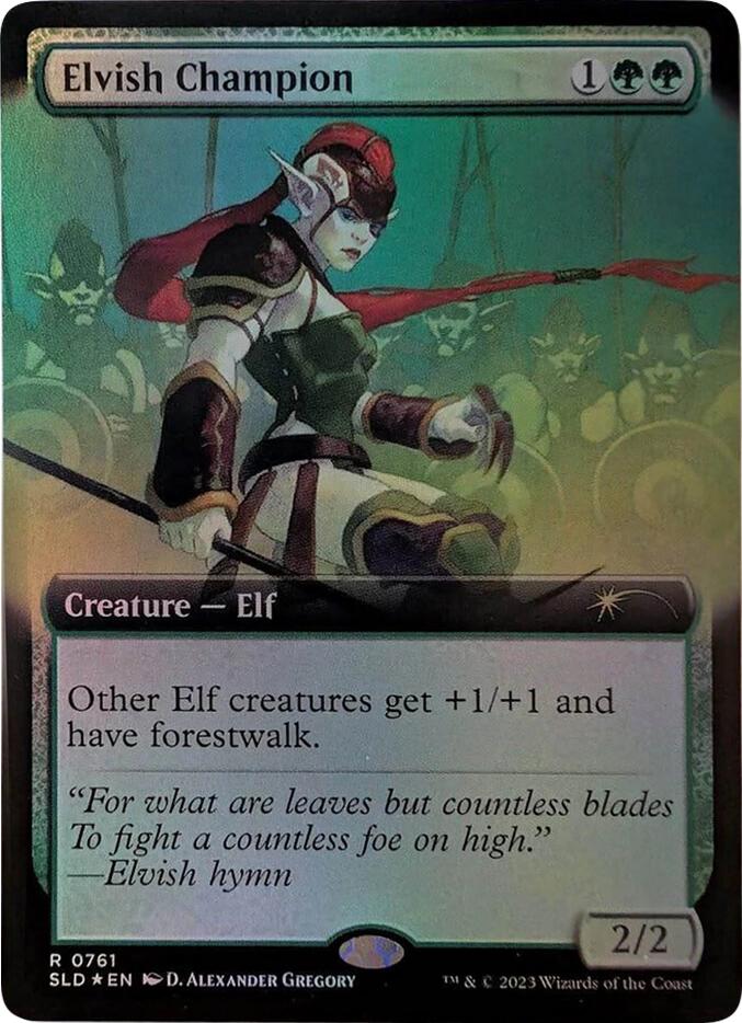 Elvish Champion (Extended Art) [Secret Lair Drop Series] | Eastridge Sports Cards & Games