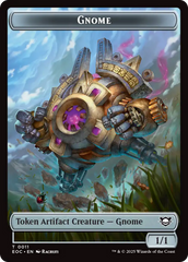 Elemental (0008) // Gnome Double-Sided Token [Edge of Eternities Commander Tokens] | Eastridge Sports Cards & Games