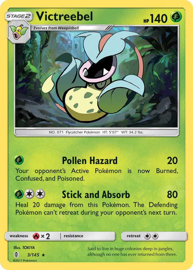 Victreebel (3/145) [Sun & Moon: Guardians Rising] | Eastridge Sports Cards & Games