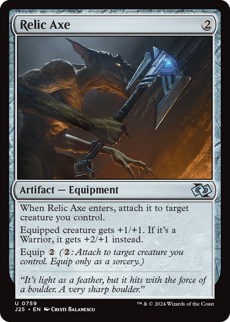 Relic Axe [Foundations Jumpstart] | Eastridge Sports Cards & Games
