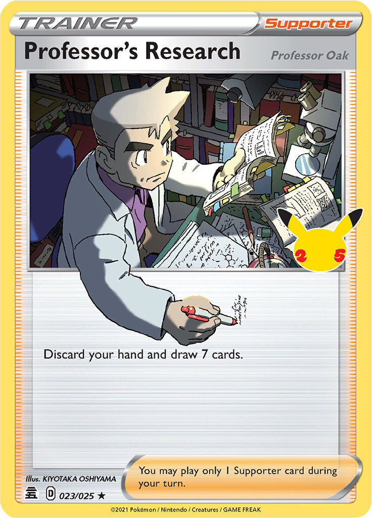 Professor's Research (023/025) [Celebrations: 25th Anniversary] | Eastridge Sports Cards & Games