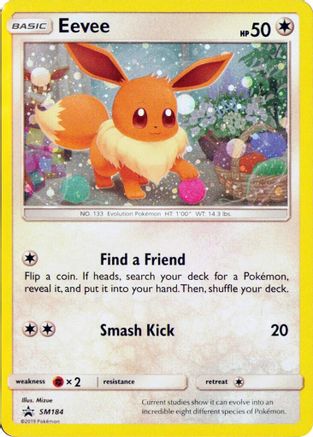 Eevee (Cosmos Holo) SM184  - Holofoil SM Promos - Promo