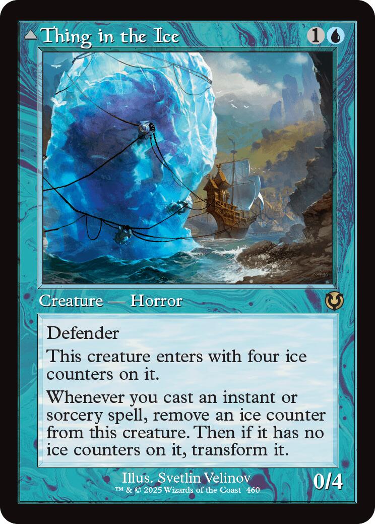 Thing in the Ice // Awoken Horror (Retro Frame) [Innistrad Remastered] | Eastridge Sports Cards & Games