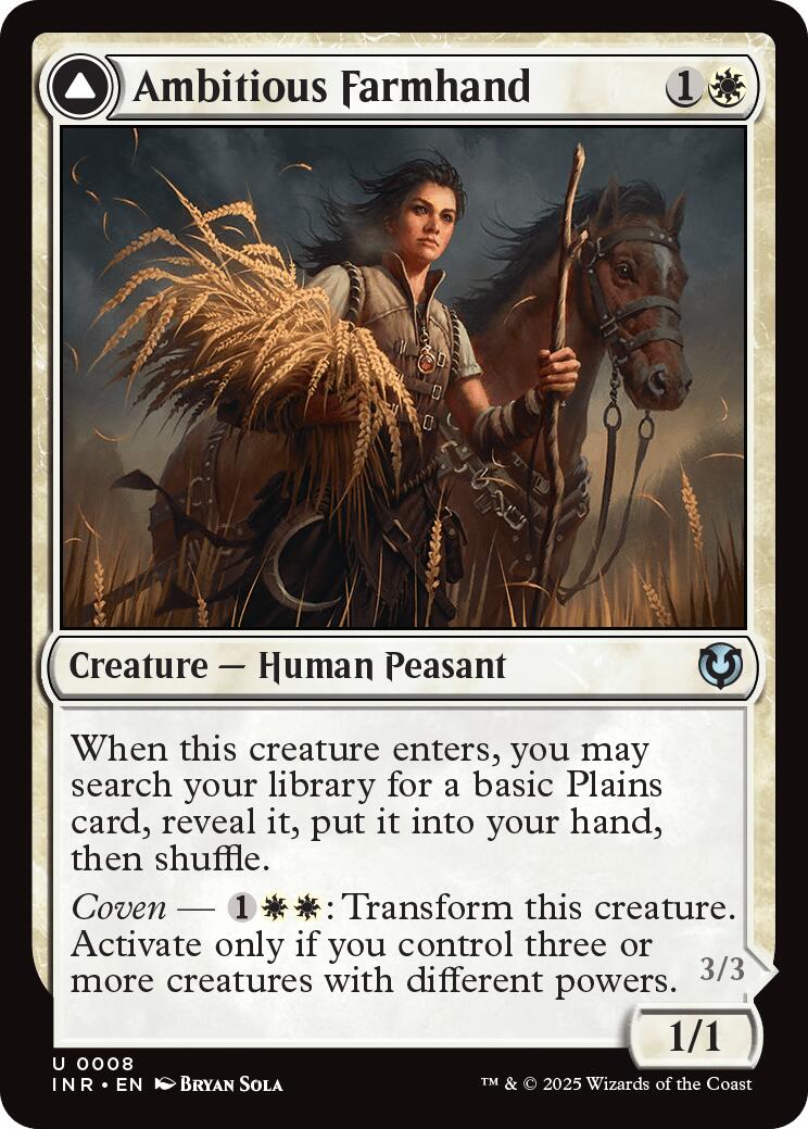 Ambitious Farmhand // Seasoned Cathar [Innistrad Remastered] | Eastridge Sports Cards & Games