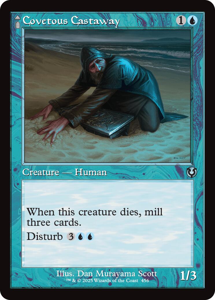 Covetous Castaway // Ghostly Castigator (Retro Frame) [Innistrad Remastered] | Eastridge Sports Cards & Games