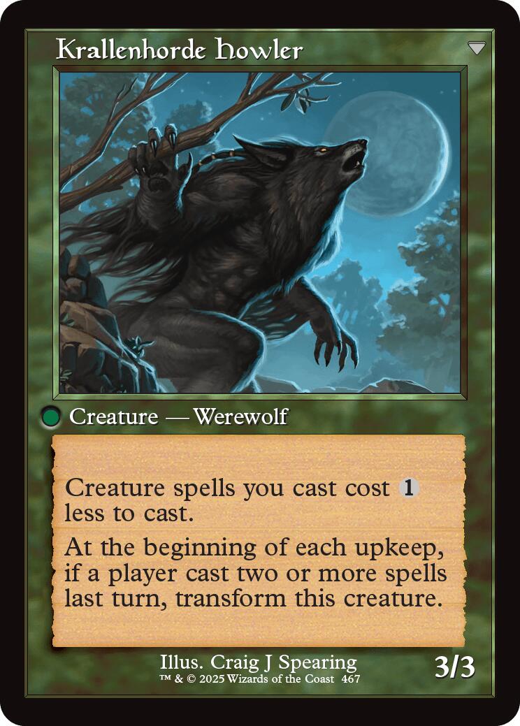 Duskwatch Recruiter // Krallenhorde Howler (Retro Frame) [Innistrad Remastered] | Eastridge Sports Cards & Games