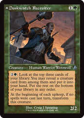 Duskwatch Recruiter // Krallenhorde Howler (Retro Frame) [Innistrad Remastered] | Eastridge Sports Cards & Games