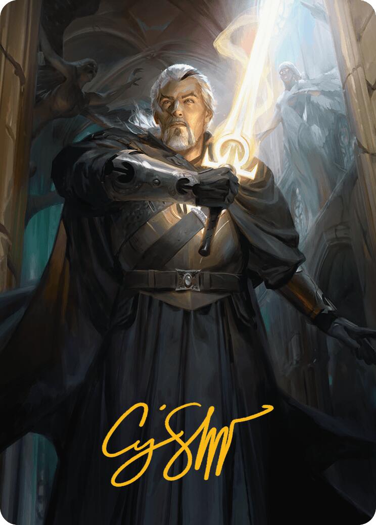 Odric, Lunarch Marshal Art Card (Gold-Stamped Signature) [Innistrad Remastered Art Series] | Eastridge Sports Cards & Games