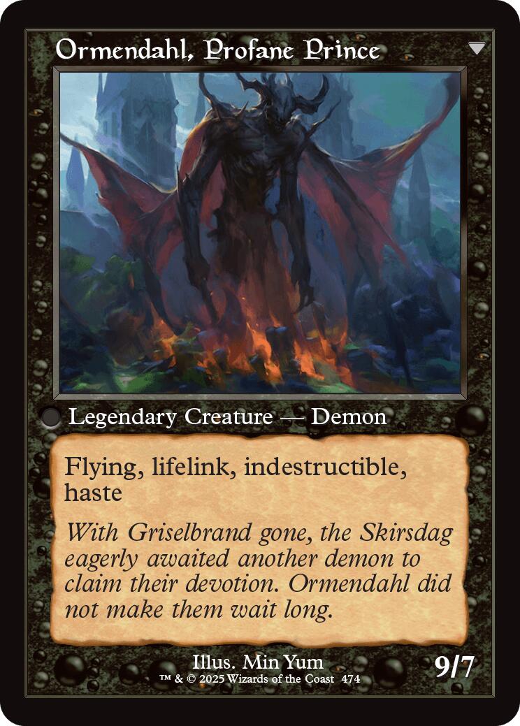 Westvale Abbey // Ormendahl, Profane Prince (Retro Frame) [Innistrad Remastered] | Eastridge Sports Cards & Games