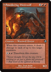 Smoldering Werewolf // Erupting Dreadwolf (Retro Frame) [Innistrad Remastered] | Eastridge Sports Cards & Games