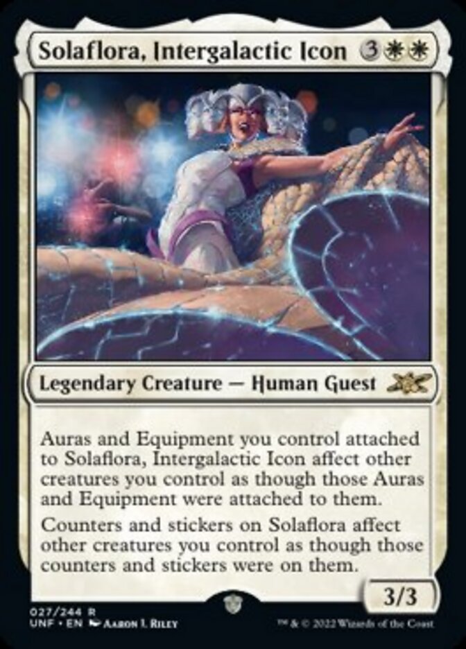 Solaflora, Intergalactic Icon [Unfinity] | Eastridge Sports Cards & Games